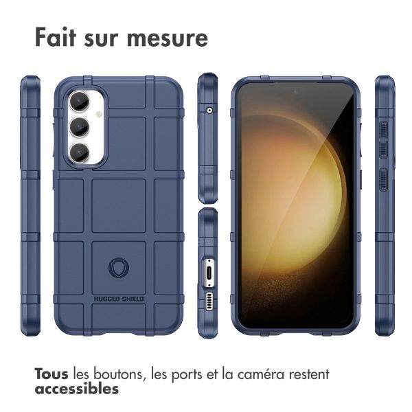 imoshion Coque Rugged Shield Samsung Galaxy S23 FE - Bleu foncé