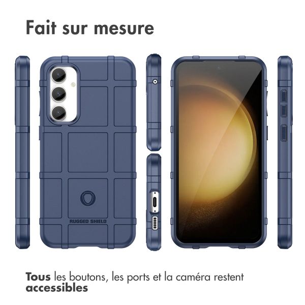 imoshion Coque Arrière Rugged Shield Samsung Galaxy S23 FE - Bleu foncé