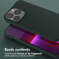 Selencia Coque silicone avec cordon amovible Apple iPhone 13 - Vert foncé