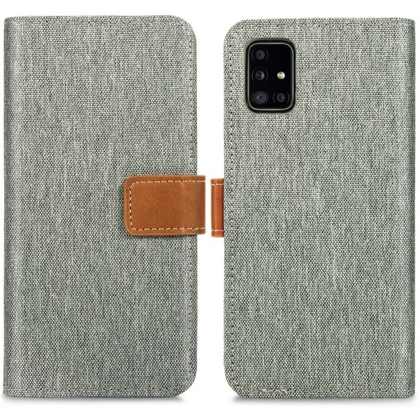 imoshion Étui de téléphone portefeuille Canvas Luxe Galaxy A51