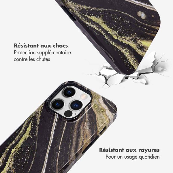 Selencia Coque arrière Vivid Apple iPhone 14 Pro - Chic Marble