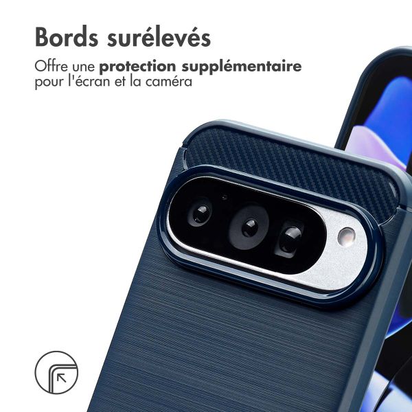 imoshion Coque Brushed Google Pixel 10 Pro - Bleu foncé
