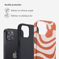 Selencia Coque arrière Vivid Apple iPhone 13 - Dream Swirl Orange