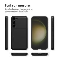 imoshion Coque arrière avec porte-cartes Samsung Galaxy S23 - Noir