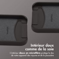 imoshion Coque arrière Color avec cordon amovible et MagSafe Apple iPhone 14 - Black Coffee