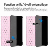 imoshion Coque tablette Design Trifold Apple iPad Air 11 pouces (2026) M4 / (2025) M3 / (2024) M2 / Air 5 (2022) / Air 4 (2020) - Happy Dots