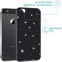 imoshion Coque Design Apple iPhone 5 / 5s / SE - Etoiles / Noir