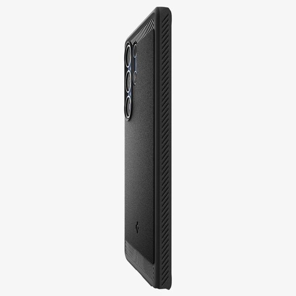 Spigen Coque Rugged Armor MagSafe Samsung Galaxy S25 Ultra - Matte Black