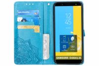 Etui de téléphone portefeuille Samsung Galaxy J6