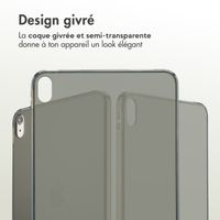 Accezz Coque Frosted Apple iPad 11 (2025) 11 pouces A16 / iPad 10 (2022) 10.9 pouces - Noir