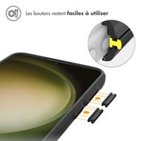 imoshion Rugged Hybrid Carbon Case Samsung Galaxy S24 - Noir