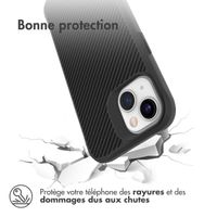 imoshion Coque Rugged Hybrid Carbon Apple iPhone 13 - Noir
