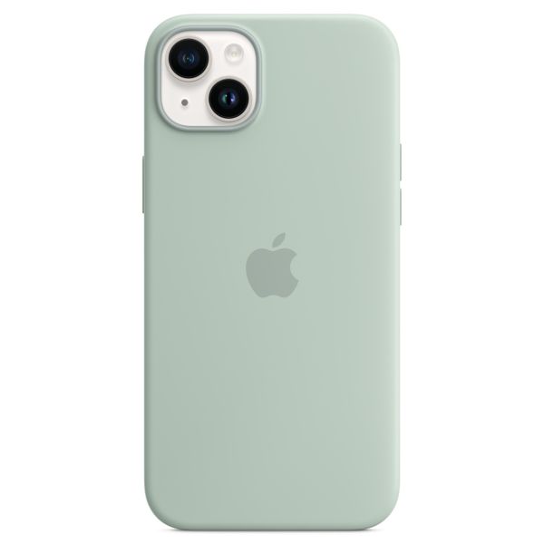 Apple Coque en silicone MagSafe iPhone 14 Plus - Succulent