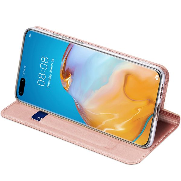 Dux Ducis Étui de téléphone Slim Huawei P40 Pro - Rose Champagne