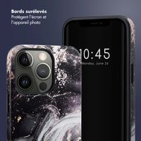 Selencia Coque arrière Vivid Apple iPhone 13 Pro - Chic Marble Black