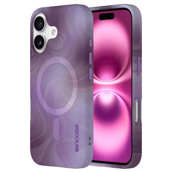 Incase Coque Halo MagSafe iPhone 16 - Oil Slick Lilac