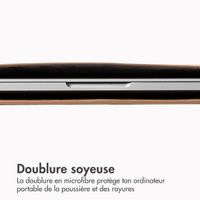Accezz Leather Pochette ordinateur Apple MacBook 16 pouces - Cognac