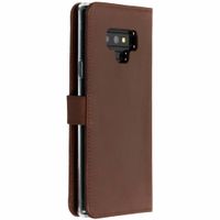 Selencia Étui de téléphone portefeuille en cuir véritable Samsung Galaxy Note 9