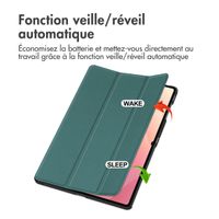 imoshion Coque tablette Trifold Samsung Galaxy Tab S11 Ultra - Vert foncé