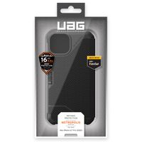 UAG Etui de téléphone portefeuille Metropolis iPhone 14 - Kevlar Black