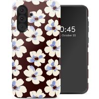 Selencia Coque arrière Vivid Samsung Galaxy A36 / A56 - Choco Flower Pop