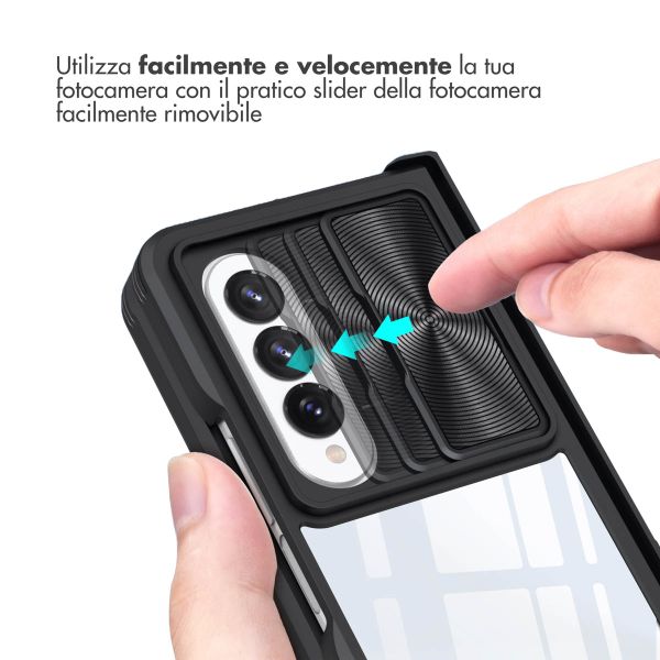 imoshion Coque arrière Camslider Samsung Galaxy Z Fold 4 - Noir
