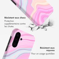 Selencia Coque arrière Vivid Samsung Galaxy A36 / A56 - Pastel Lipstick Marble