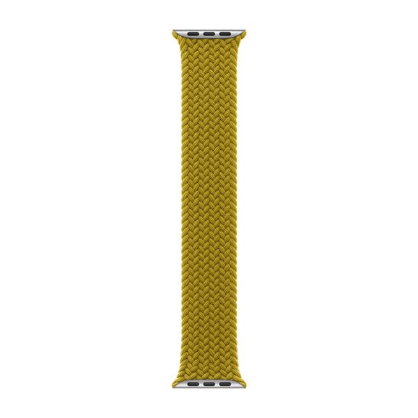 Apple Bracelet Solo tressé Apple Watch Series 1 - 9 / SE (38/40/41 mm) | Series 10 / 11 (42 mm) - Taille 6 - Chartreuse