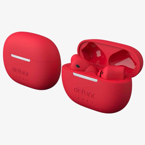 Defunc True ANC Earbuds - ﻿Écouteurs sans fil - Écouteurs sans fil Bluetooth - Avec suppression du bruit ANC - Red