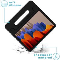 imoshion Coque kidsproof avec poignée Galaxy Tab S8 Plus / S7 Plus / S7 FE 5G - Noir