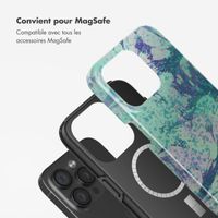 Selencia Coque arrière Vivid Tough avec MagSafe iPhone 15 Pro - Fresh Paint Green