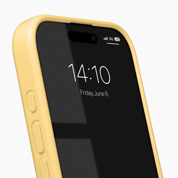 iDeal of Sweden Coque Silicone Apple iPhone 16 Pro - Soft Lemon