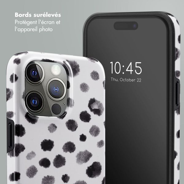 Selencia Coque arrière Vivid Apple iPhone 15 Pro Max - Trendy Leopard