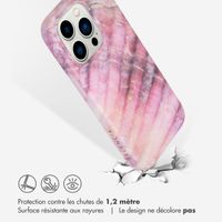 Selencia Aurora Coque Fashion iPhone 14 Pro - ﻿Coque durable - 100 % recyclée - Ocean Shell Purple