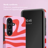 Selencia Coque arrière Vivid avec MagSafe Samsung Galaxy S26 - Dream Swirl Pink