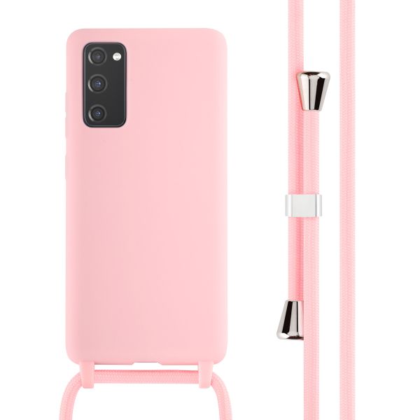 imoshion ﻿Coque en silicone avec cordon Samsung Galaxy S20 FE - Rose