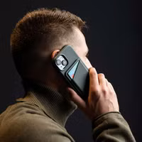 Accezz Porte-cartes en cuir - Compatible avec MagSafe et Qi2 - Cedar Green