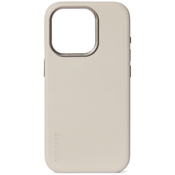 Decoded Coque en cuir MagSafe iPhone 15 Pro Max - Clay