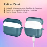 imoshion Coque Néon Apple AirPods Pro 2  - Bleu Foncé