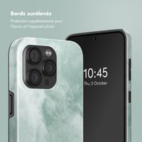 Selencia Coque arrière Vivid avec MagSafe Apple iPhone 15 Pro - Marble Grayed Jade