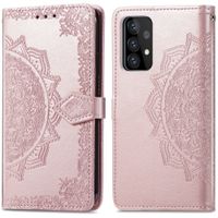 imoshion Etui de télephone Mandala Samsung Galaxy A52(s) (5G/4G) - Rose Doré