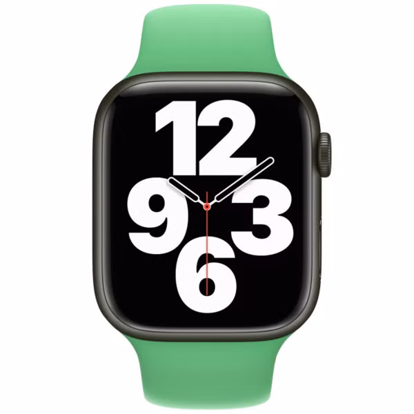 Apple Bracelet Sport Apple Watch Series 1 t/m 9 / SE (38/40/41 mm) | Series 10 / 11 (42 mm) - Bright Green