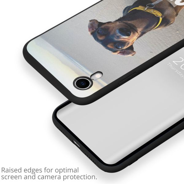 Concevez votre propre coque en gel Apple iPhone Xr - Noir