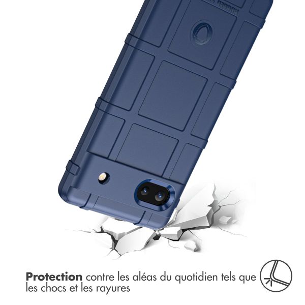 imoshion Coque Rugged Shield Google Pixel 6a - Bleu foncé