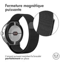 imoshion Bracelet magnétique milanais Google Pixel Watch / Watch 2 / Watch 3 (41 mm) - Noir