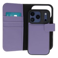 Étui portefeuille luxe 2-en-1 amovible Apple iPhone 17 Pro - Violet