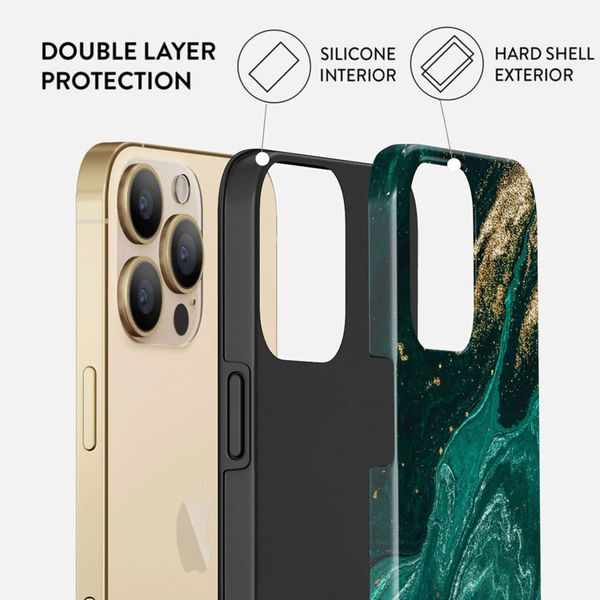 Burga Coque arrière Tough iPhone 14 Pro - Emerald Pool