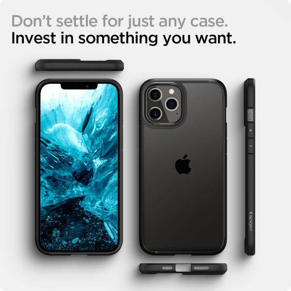 Spigen Coque Ultra Hybrid iPhone 12 Pro Max - Noir