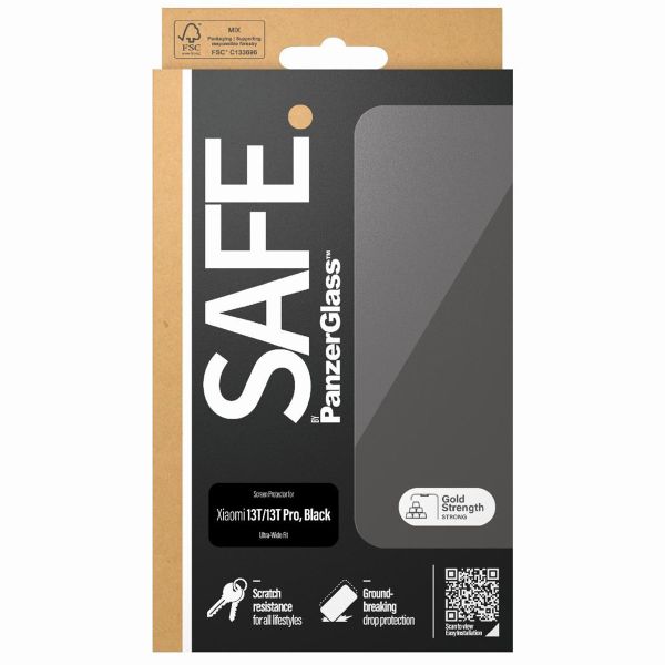 SAFE by PanzerGlass Protection d'écran Ultra-Wide Fit Xiaomi 13T / 13T Pro