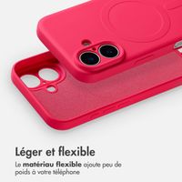 imoshion Coque Couleur avec MagSafe Apple iPhone 16 - Neon Pink